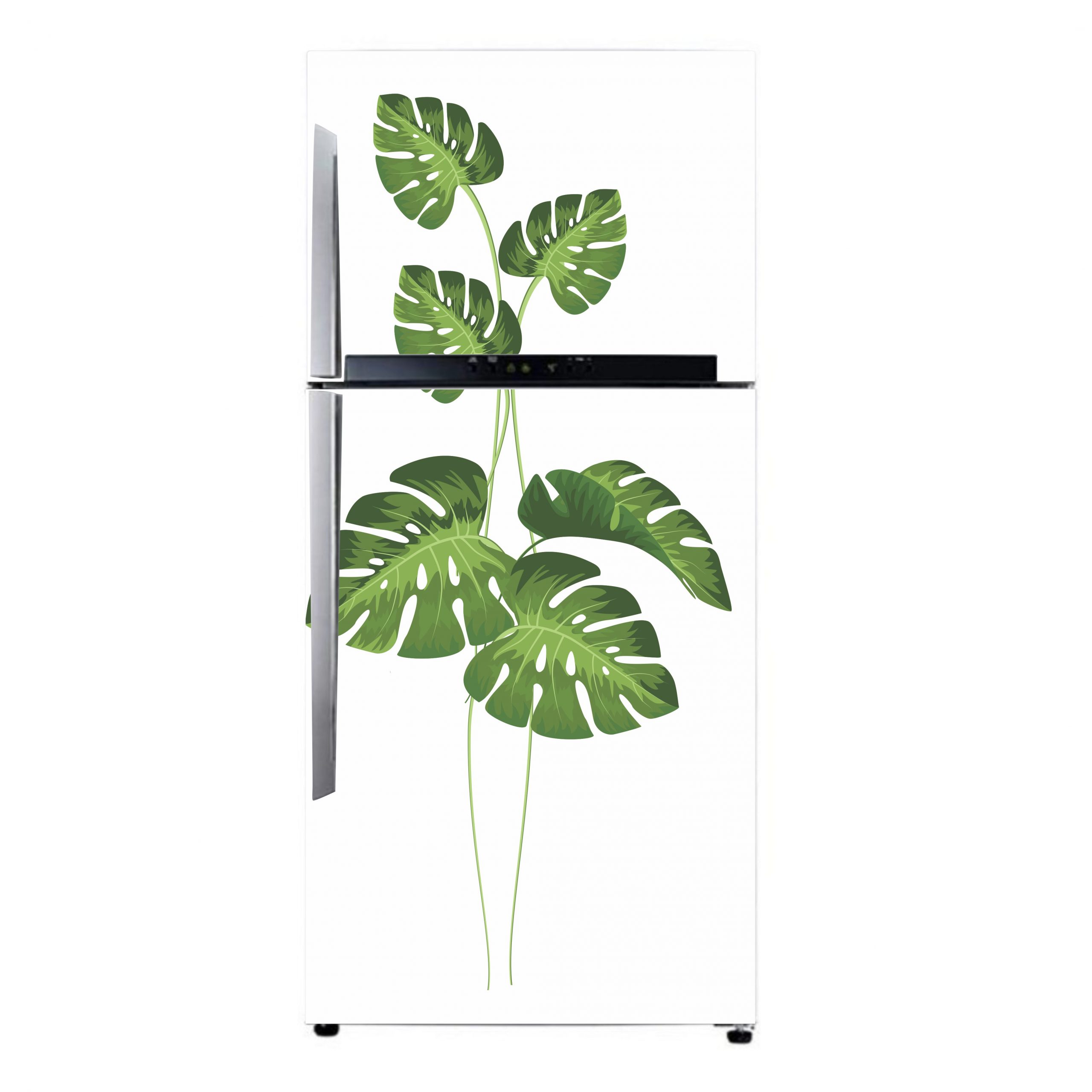 SKK0067 -Sticker Kulkas Leaves Motive 3