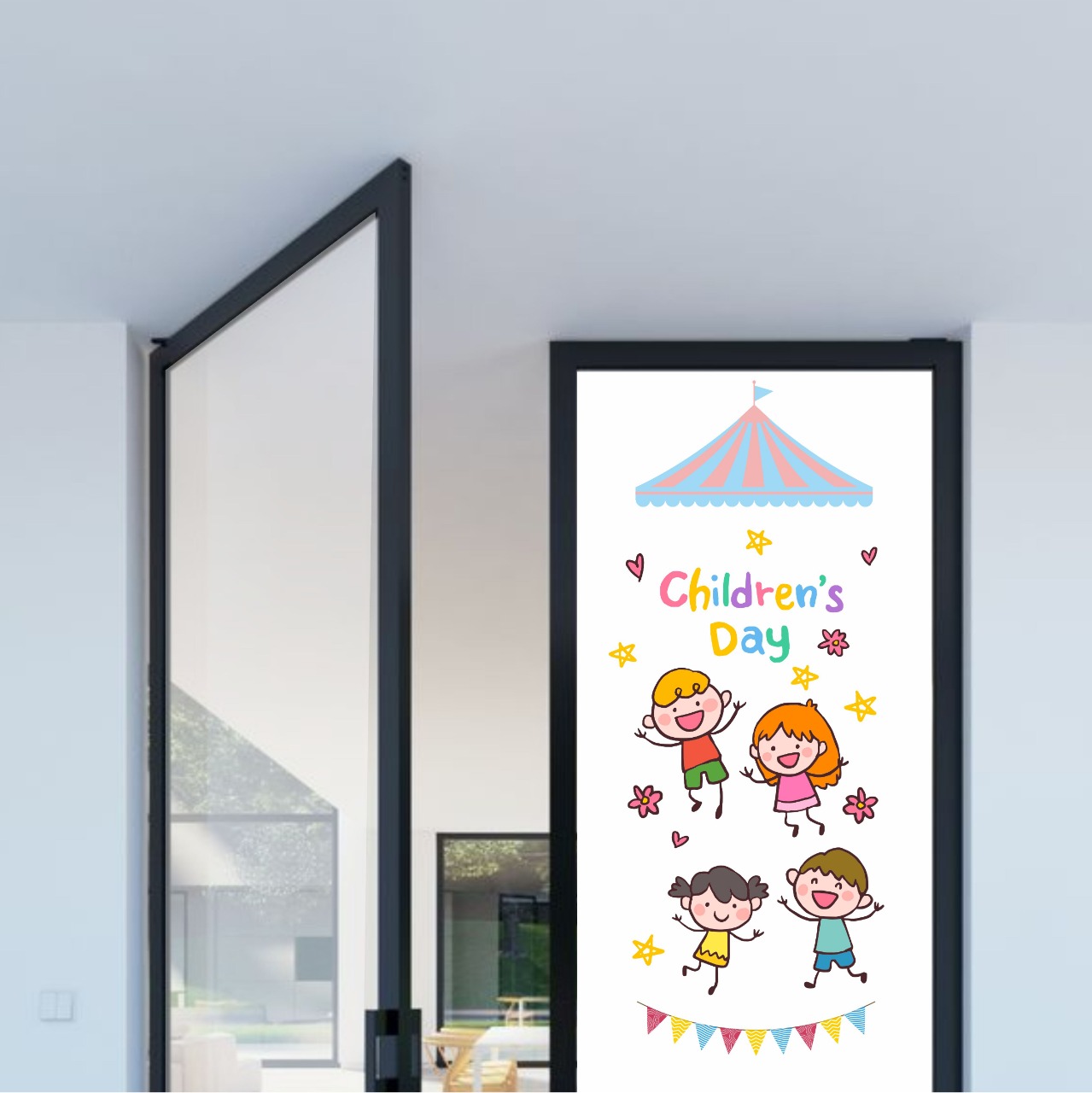 Sticker Kaca Anak - Motive 1